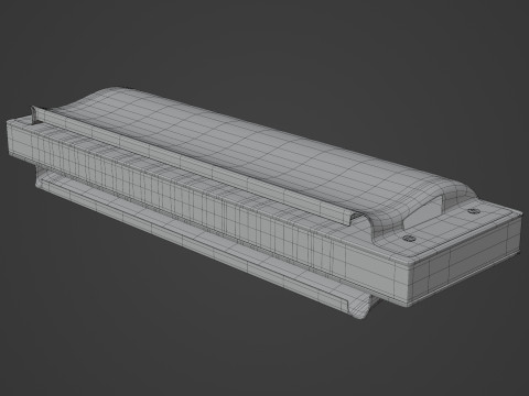 Harmonica 3Dモデル