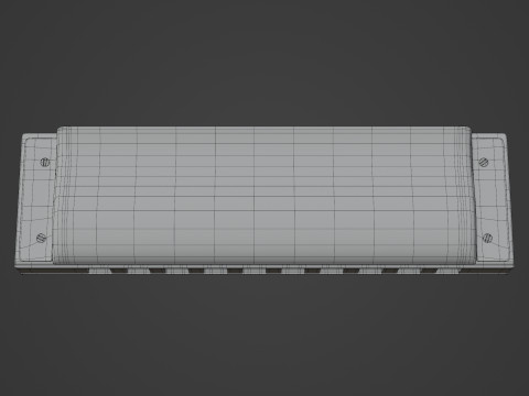 Harmonica 3Dモデル