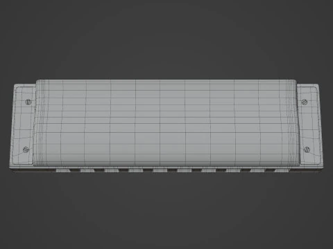 Harmonika Model 3D