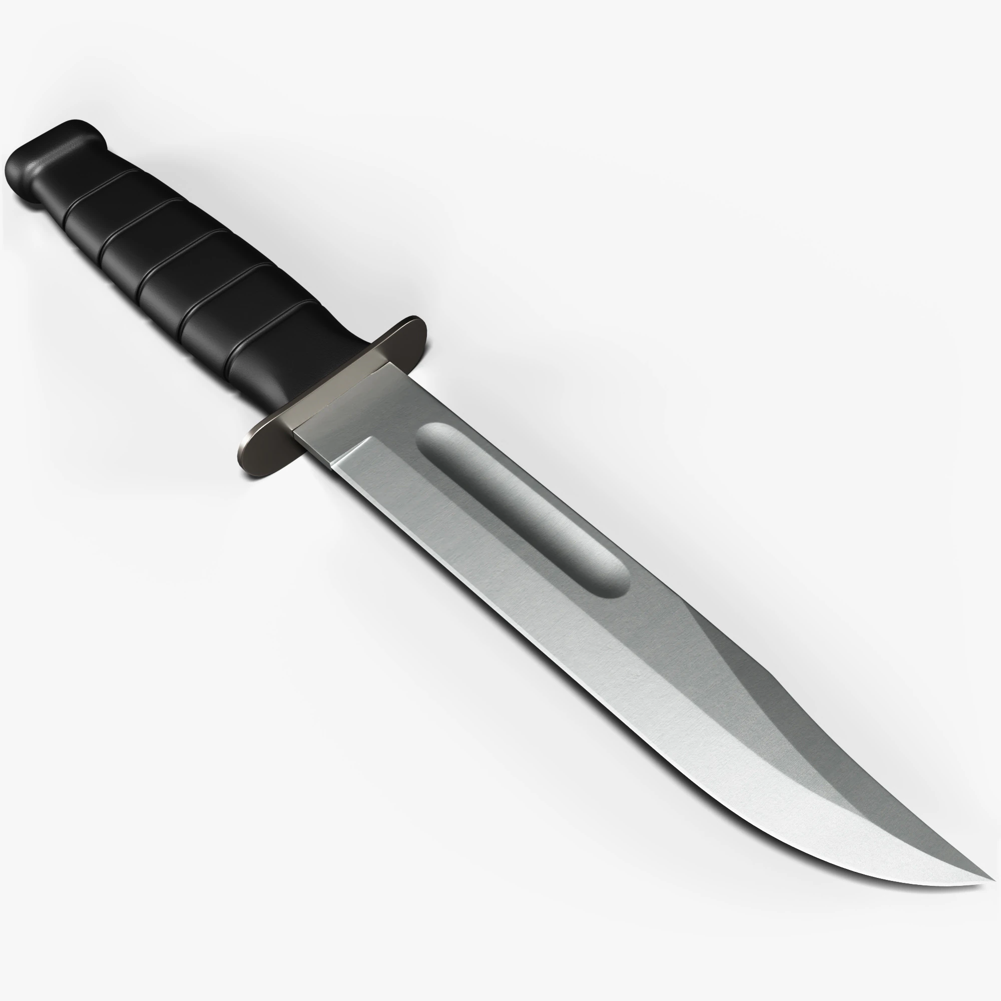 Fighting Utility Knife 3D Model .c4d .max .obj .3ds .fbx .stl .blend