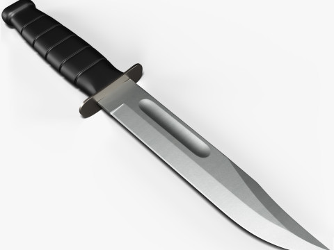 Fighting Utility Knife Model 3D