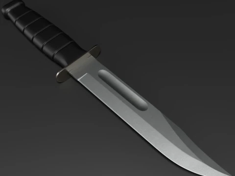 Fighting Utility Knife 3D Model