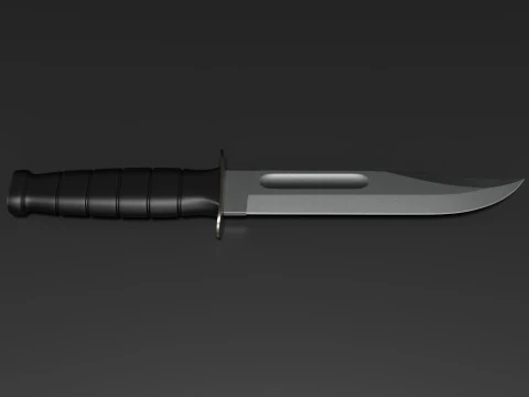 Fighting Utility Knife 3D Model