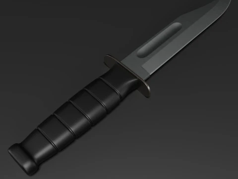 Fighting Utility Knife 3D Model