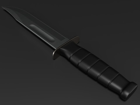 Fighting Utility Knife 3D 模型