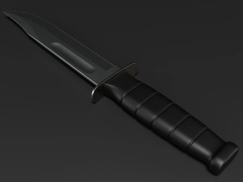 Fighting Utility Knife 3D Model