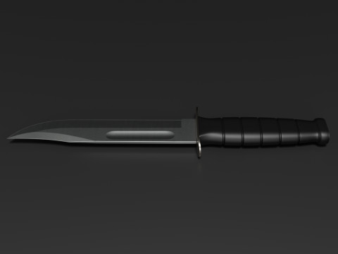 Fighting Utility Knife 3D 模型