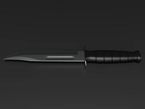 Fighting Utility Knife 3D Model