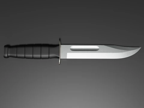 Fighting Utility Knife 3D Model