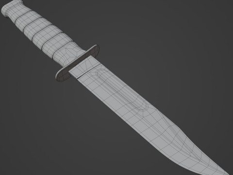 Fighting Utility Knife 3D 模型