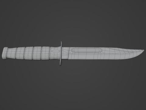 Fighting Utility Knife 3D 模型