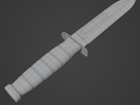 Fighting Utility Knife 3D 模型