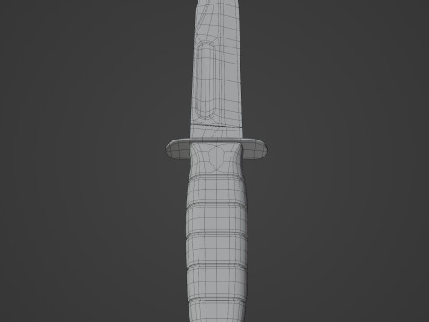 Fighting Utility Knife 3D 模型