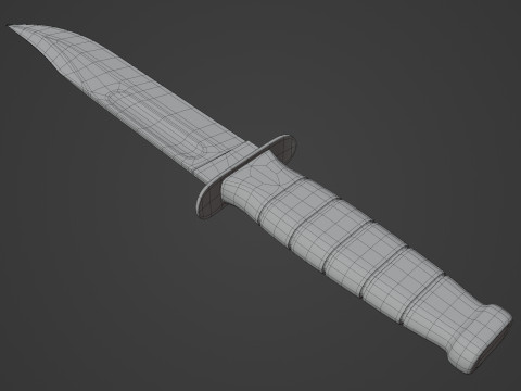 Fighting Utility Knife 3D 模型
