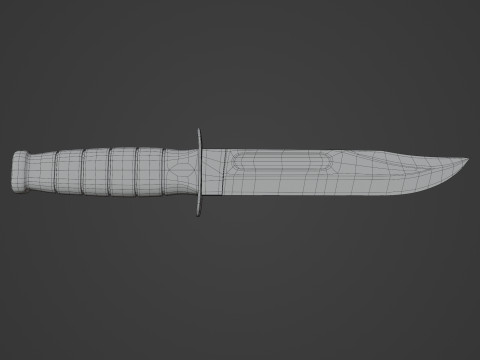 Fighting Utility Knife 3D 模型