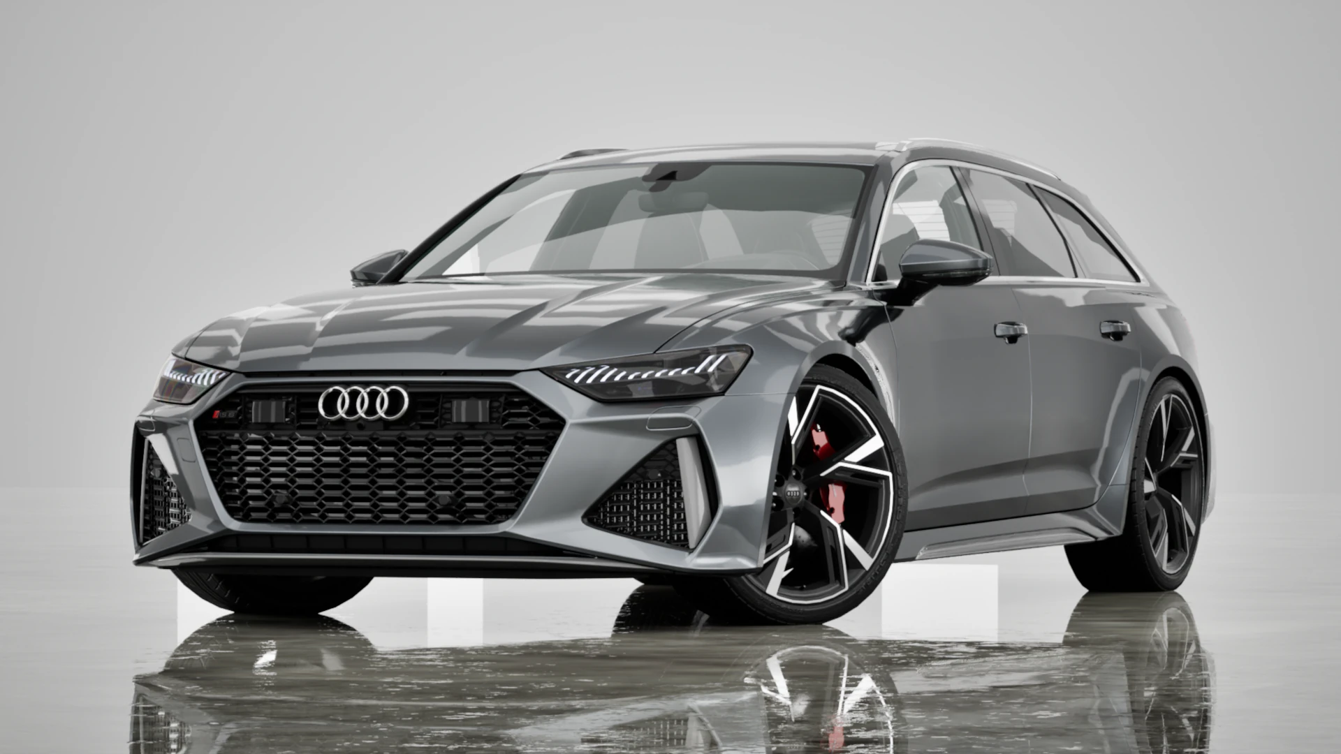 2020 Audi RS6 Avant 3D Model .c4d .max .obj .3ds .fbx .stl .blend
