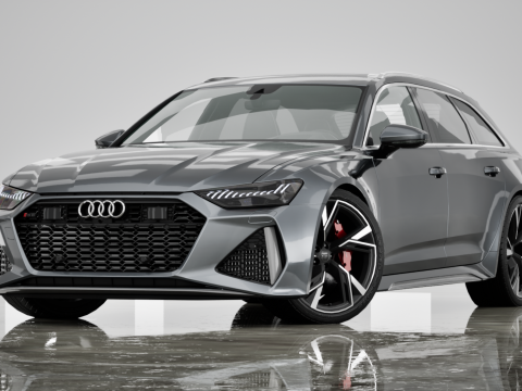 2020 Audi RS6 Avant 3D Модель