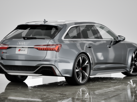 2020 Audi RS6 Avant Modèle 3D