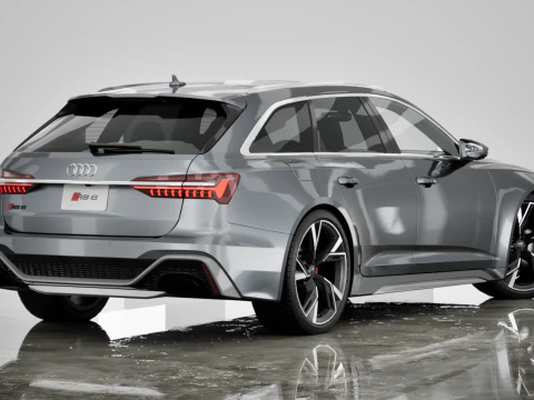 2020 Audi RS6 Avant 3D Model
