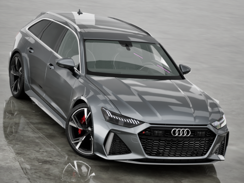 2020 Audi RS6 Avant Modèle 3D