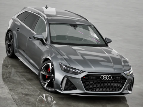 2020 Audi RS6 Avant 3D Model