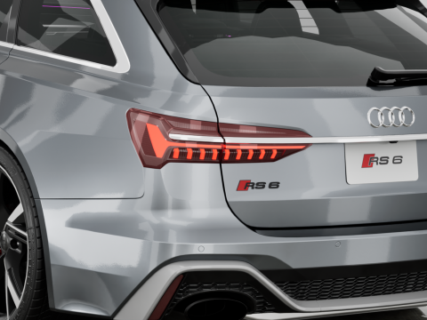 2020 Audi RS6 Avant Modèle 3D