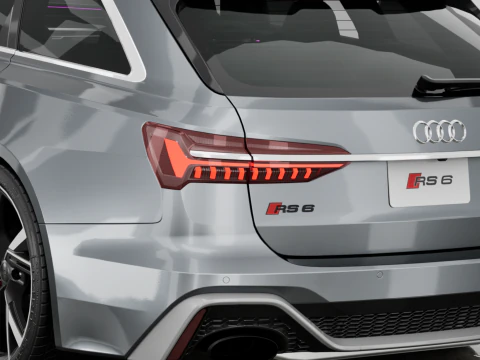 2020 Audi RS6 Avant 3D Model