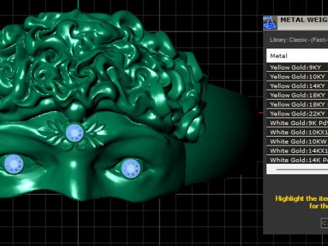 Artistic Face Ring 3D Принт Модель