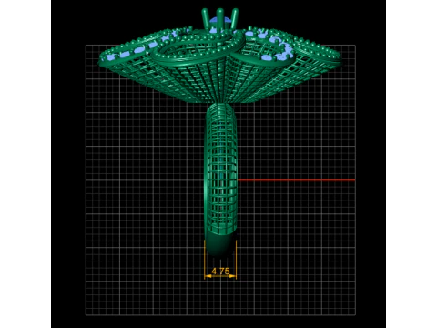 Ruby Flower Ring 3D Print Model