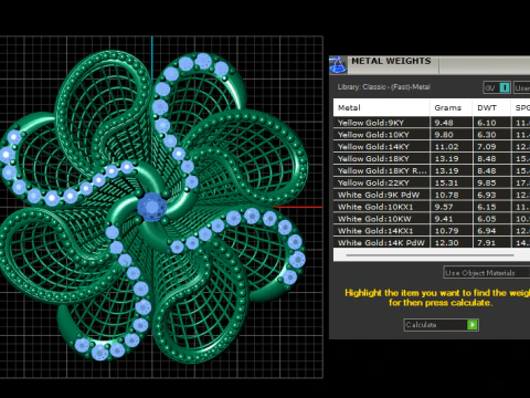 Ruby Flower Ring 3D Print Model