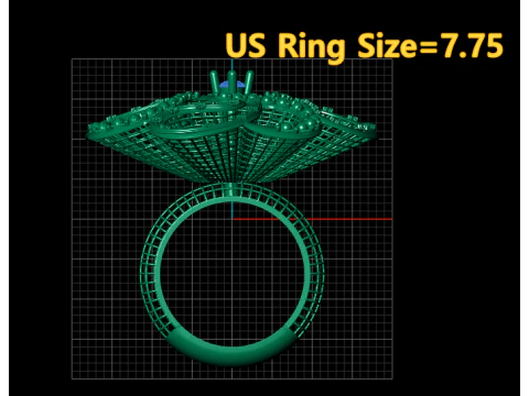 Ornate ring 3D design 3D Print Model