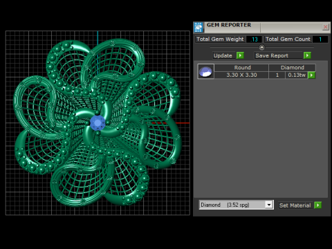 Ornate ring 3D design 3D 打印模型