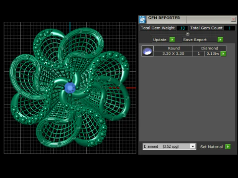 Ornate ring 3D design 3D Print Model