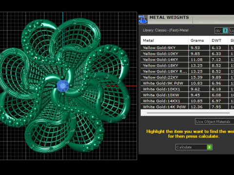 Ornate ring 3D design 3D Print Model