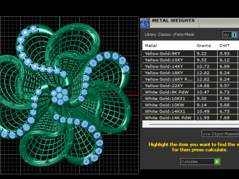 Luxury gold ring Modelo de Impressão 3D