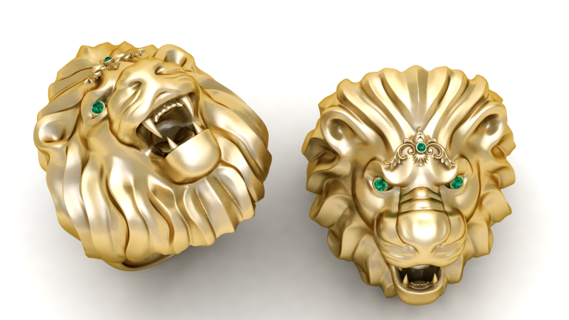 Statement ring 3D Modello di stampa 3D .c4d .max .obj .3ds .fbx .stl .blend 