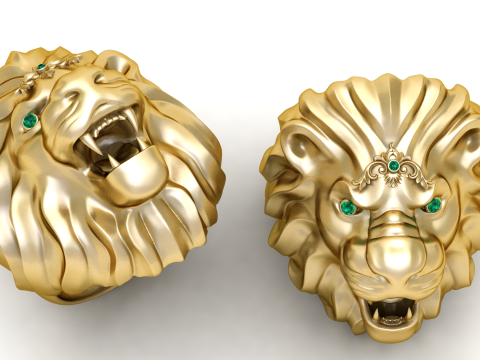 Statement ring 3D 3D Print Model