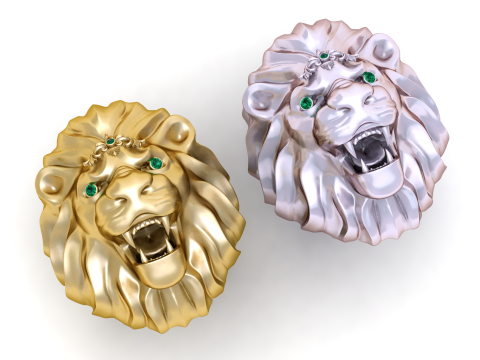 Statement ring 3D Modello di stampa 3D