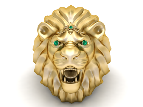 Statement ring 3D Modello di stampa 3D