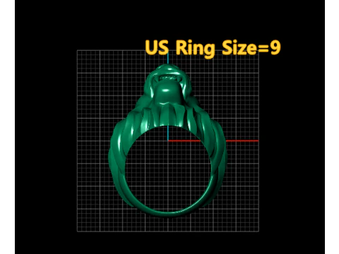 Statement ring 3D 3D Print Model