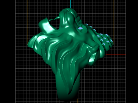 Roaring lion ring 3D 3D Druckmodell