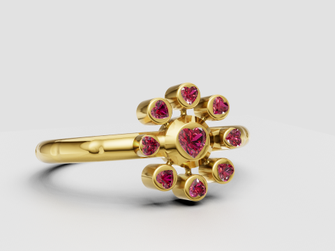 Geometric ring Modèles 3D en vedette