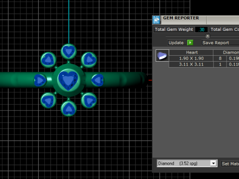 Geometric ring Modèles 3D en vedette