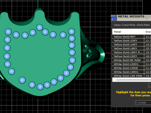 KC Royals ring Model Cetak 3D