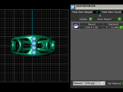 Gold luxury jewelry Model do druku 3D