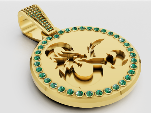 Dragon pendant 3D Baskı Modeli