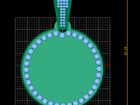 Dragon pendant 3D Baskı Modeli