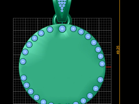Cowboy pendant 3D Print Model