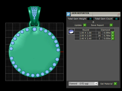 Cowboy pendant 3D Print Model