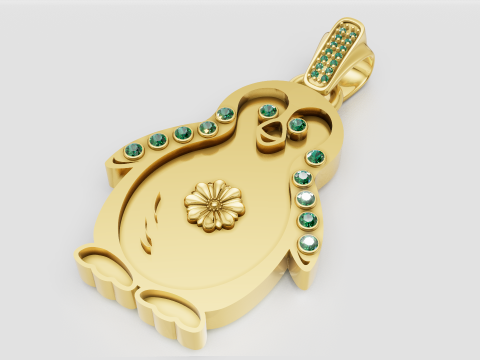 Penguin pendant 3D Print Model